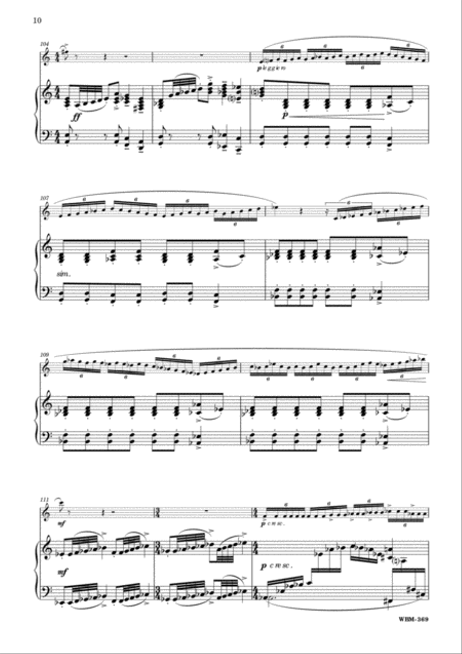 Aubade & Rhapsodie Trumpet Solo scores gallery preview page 9