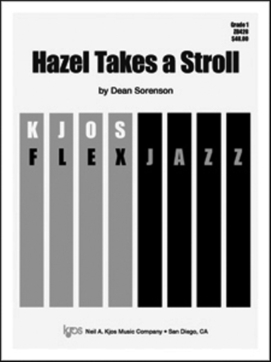 Hazel Takes a Stroll (Score) Jazz Ensemble scores gallery preview page 1