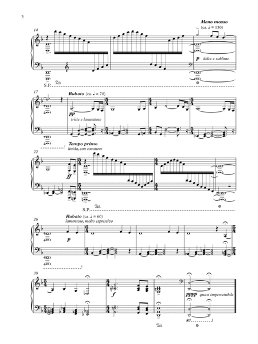 Suite de Vie Piano Solo scores gallery preview page 4
