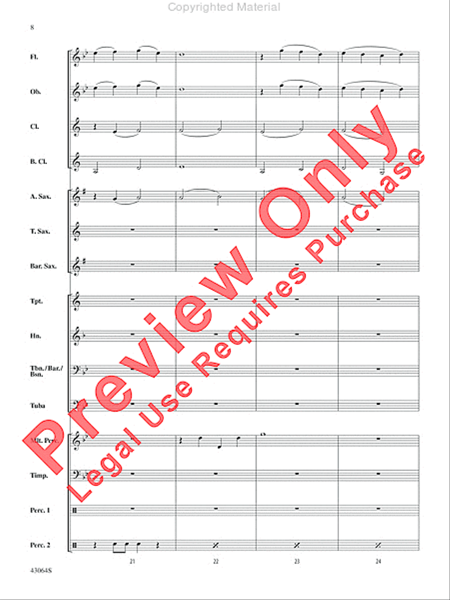 Thor's Hammer Concert Band scores gallery preview page 8