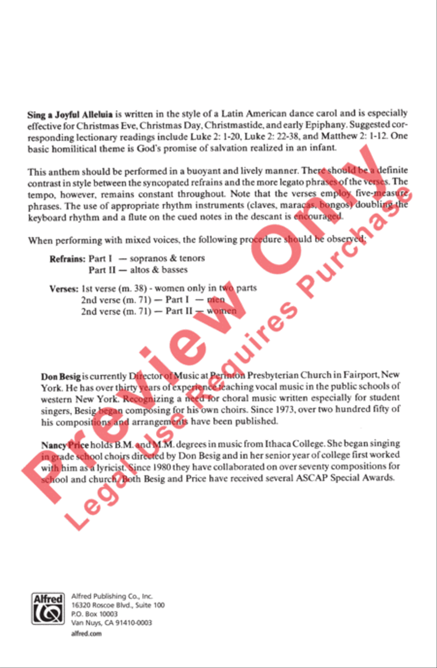 Sing a Joyful Alleluia! Sing a Joyful Alleluia! 2-Part scores gallery preview page 12
