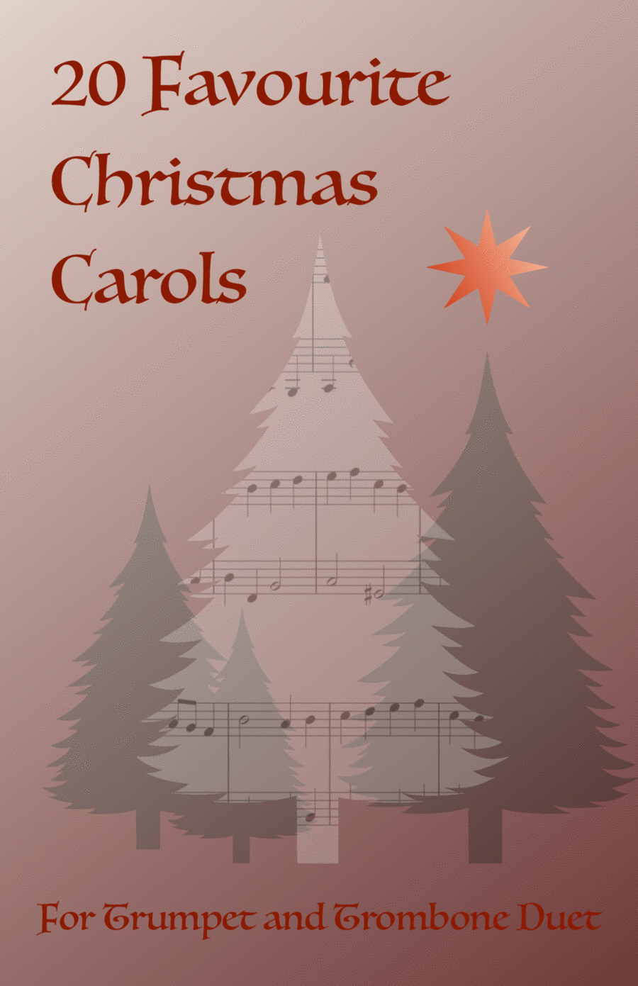20 Favourite Christmas Carols for Trumpet and Trombone Duet Brass Duet scores gallery preview page 1