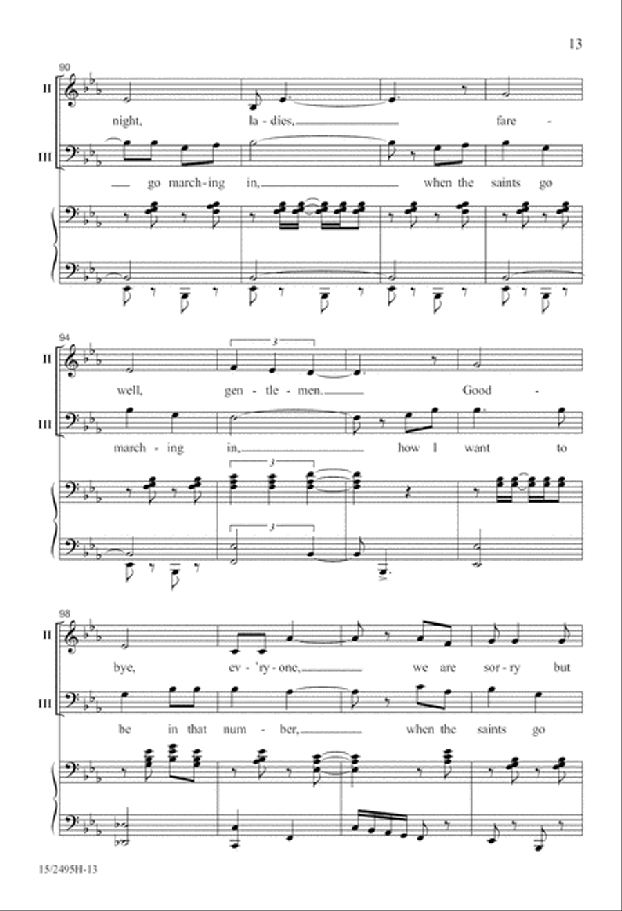 An Americana Songbook 3-Part scores gallery preview page 14