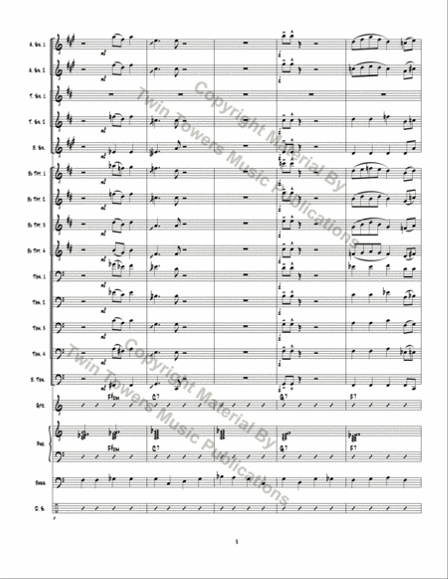 Super 20 Stomp Super 20 Stomp Jazz Ensemble scores gallery preview page 4