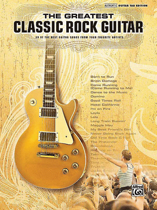 Book cover for The Greatest Classic Rock Guitar