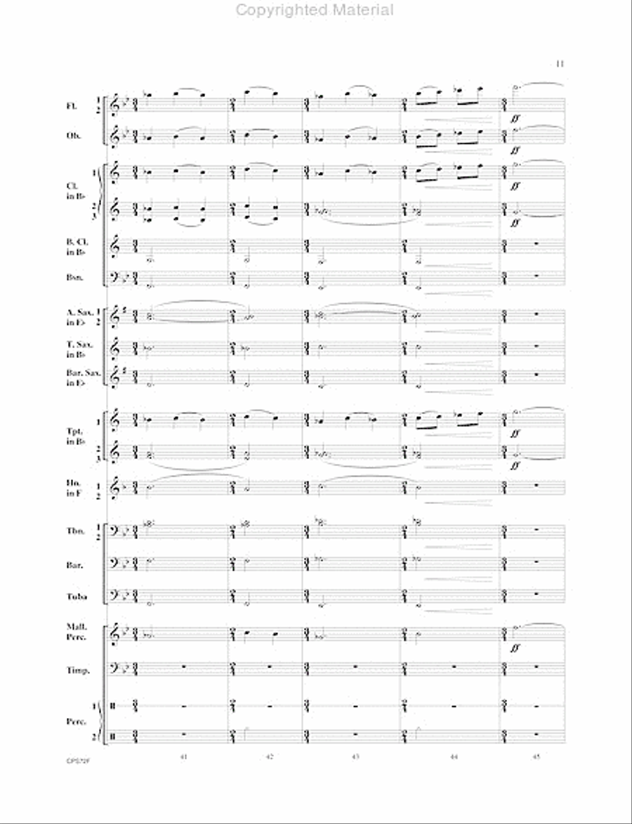 Trilogy Trilogy Concert Band scores gallery preview page 12