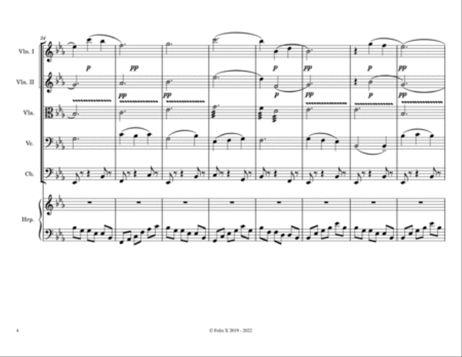 Moonlight Like Water Serenade (2nd Edition) Small Ensemble scores gallery preview page 5