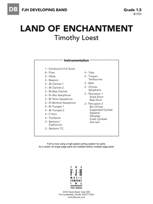 Book cover for Land of Enchantment: Score