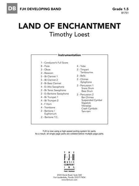 Land of Enchantment: Score