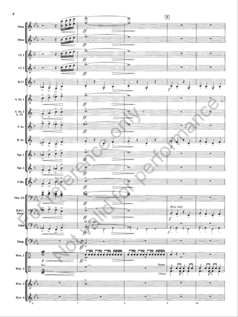 Tempest Rising Concert Band scores gallery preview page 5