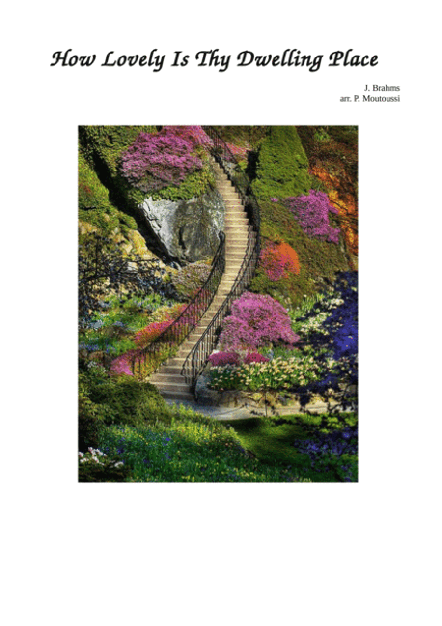 How Lovely Is Thy Dwelling Place (arr. for school orchestra and choir) Choir scores gallery preview page 1