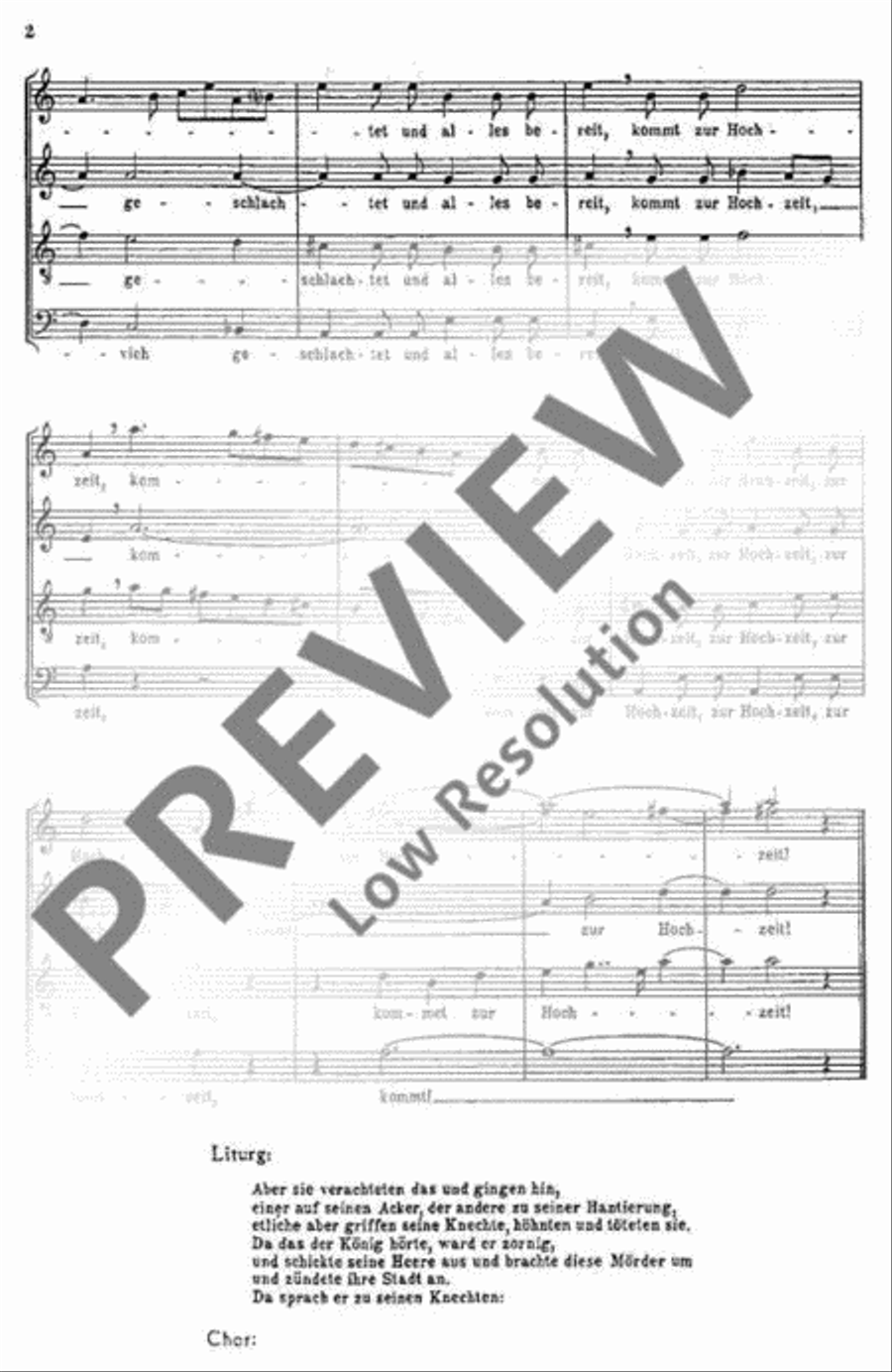 Drei Evangelien-Motetten Mixed Choir scores gallery preview page 3