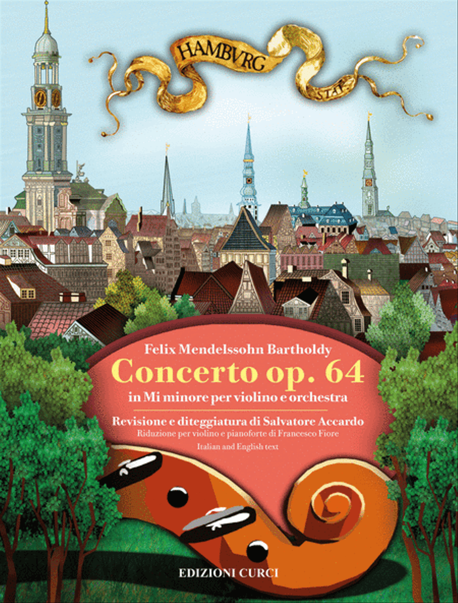 Concerto op. 64 in Mi minore per violino e orchestra Orchestra scores gallery preview page 1