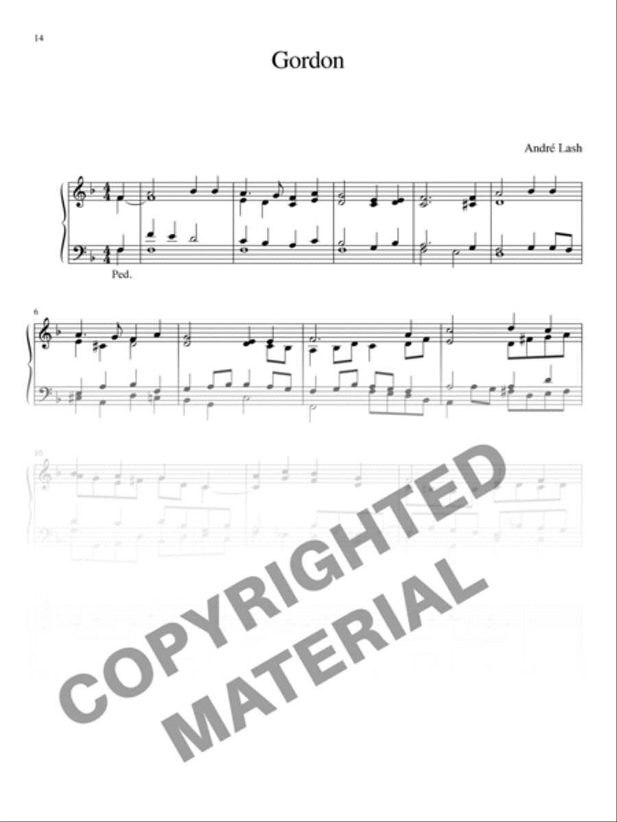 30 Reharmonizations for Organ Organ Solo scores gallery preview page 10