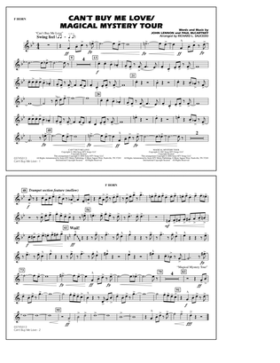 Can't Buy Me Love/Magical Mystery Tour (arr. Richard L. Saucedo) - F Horn