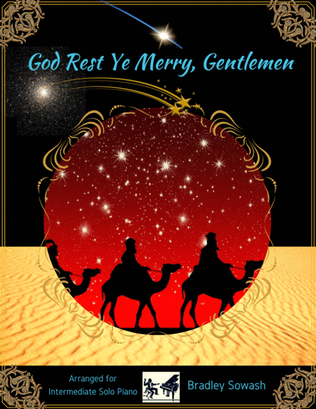 Book cover for God Rest Ye Merry, Gentlemen - Solo Piano
