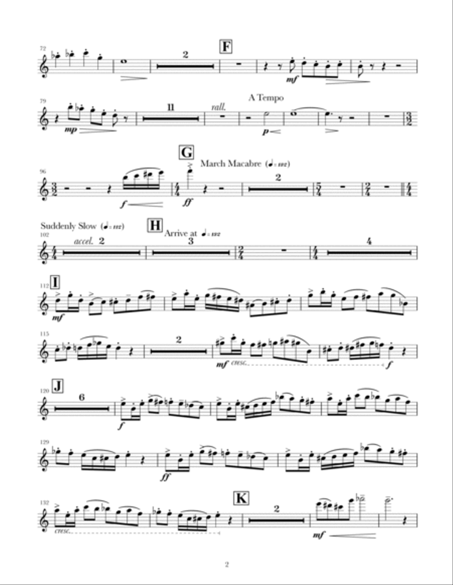 The Dark Glass Sinfonia (Parts) Full Orchestra scores gallery preview page 2