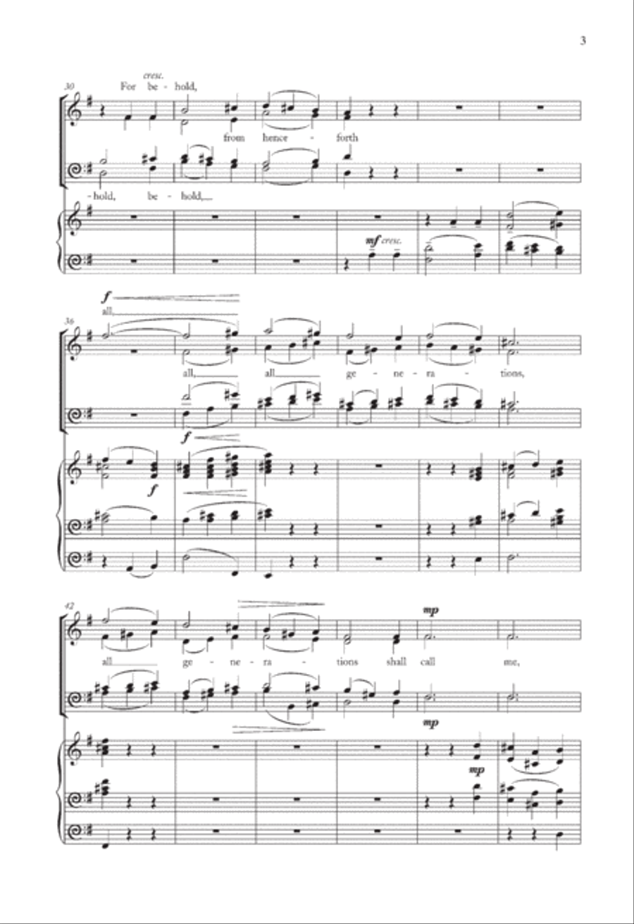 Magnificat And Nunc Dimittis In G Choir scores gallery preview page 3