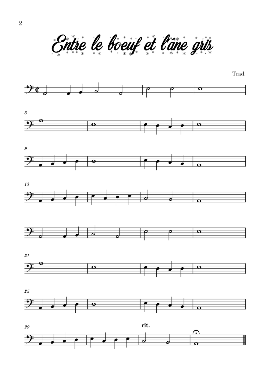 10 Easy Christmas Carols for Cello Beginners (Music for Children) Cello Solo scores gallery preview page 4