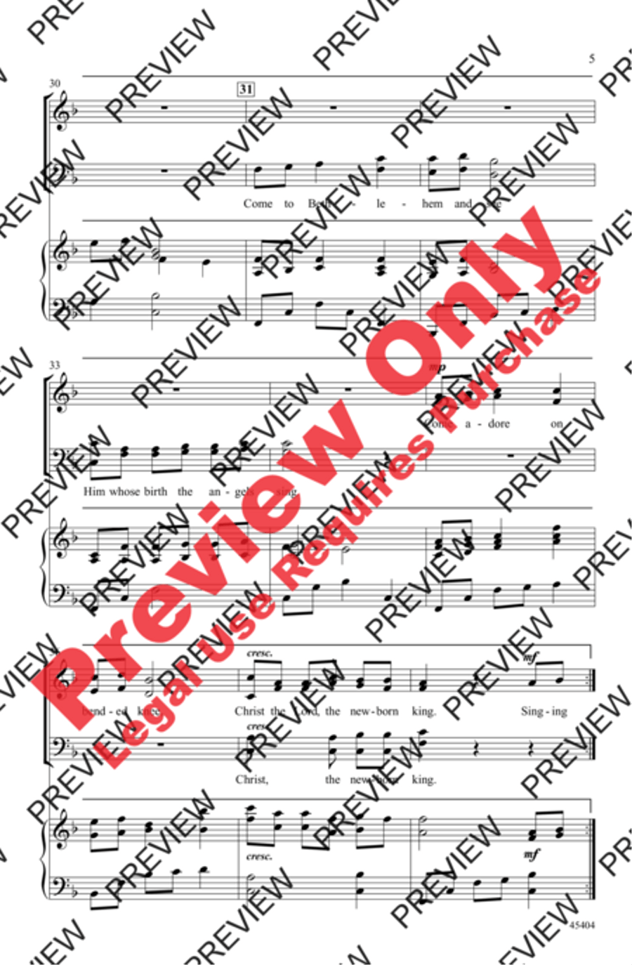 A Night of Angels A Night of Angels 4-Part scores gallery preview page 5