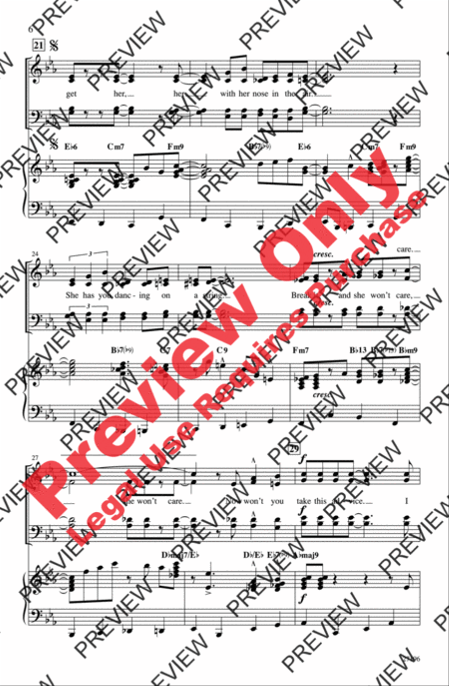 Hey There 4-Part scores gallery preview page 5