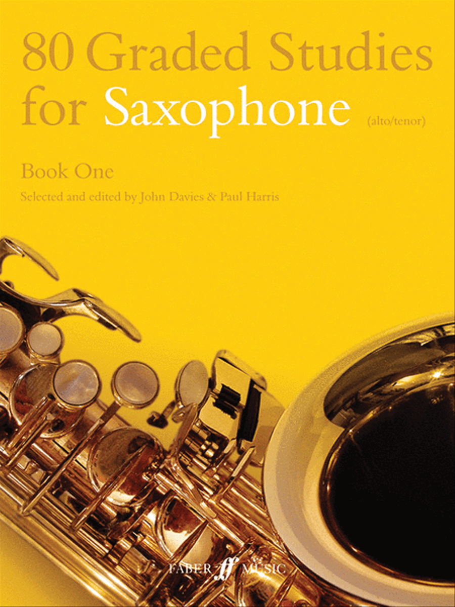 80 Graded Studies for Saxophone, Book 1 Saxophone scores gallery preview page 1