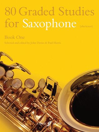 Book cover for 80 Graded Studies for Saxophone, Book 1