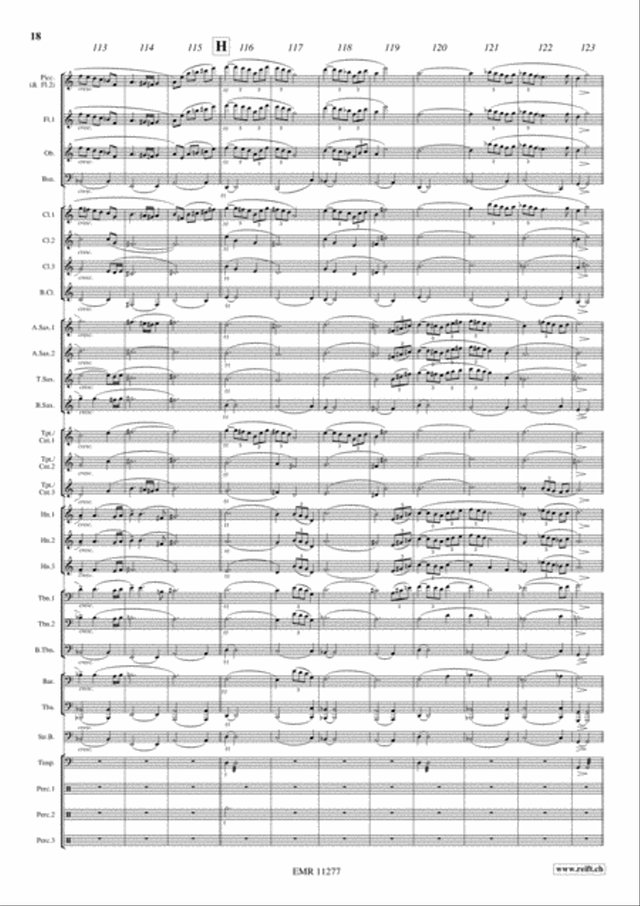 Genghis Khan Genghis Khan Concert Band scores gallery preview page 19