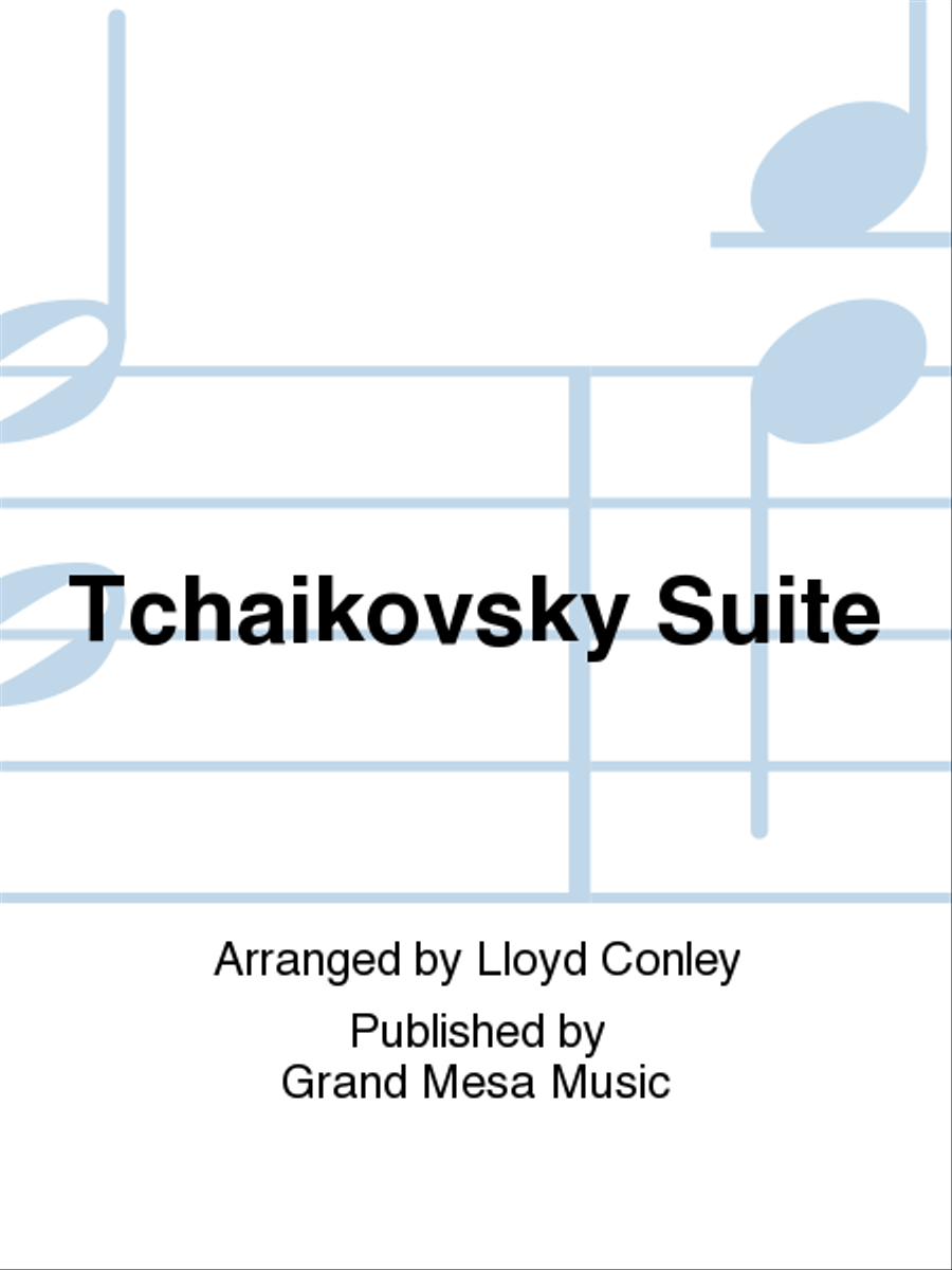 Tchaikovsky Suite Saxophone Quartet scores gallery preview page 1
