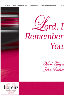 Book cover for Lord, I Remember You