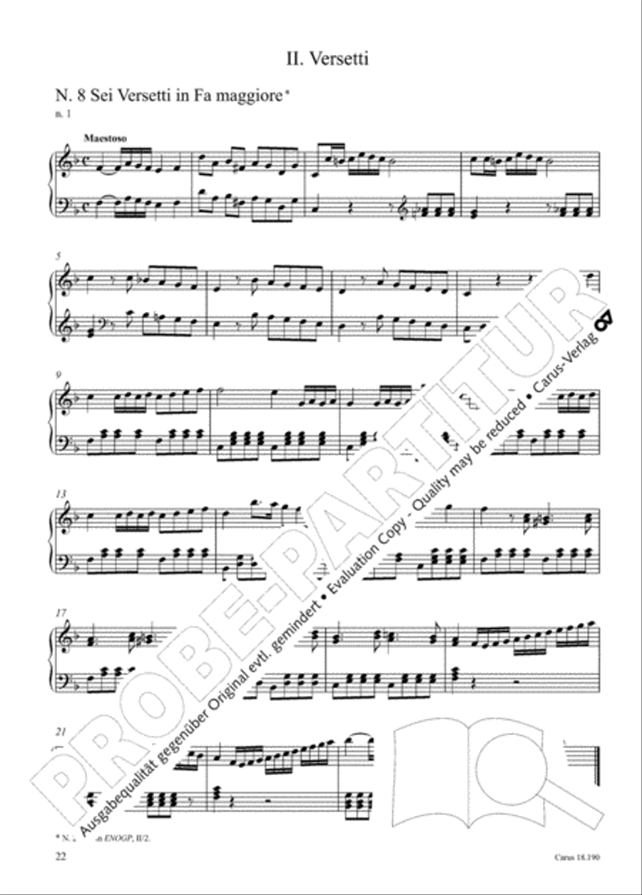 Puccini: Sonate, Versetti, Marce. Selected Organ Works Organ Solo scores gallery preview page 23