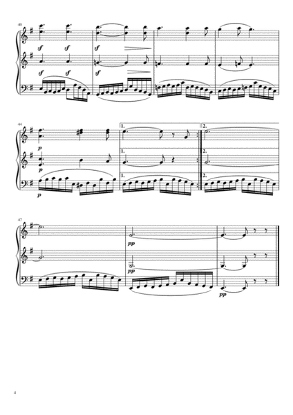 Theme from the Moldau (two violins and cello) image number null