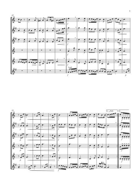 Allegro (from "Sonata for Trumpet") (Bb) (Saxophone Sextet - 1 Sop, 2 Alto, 2 Tenor, 1 Bari) (Barito image number null