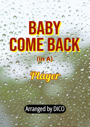 Book cover for Baby Come Back