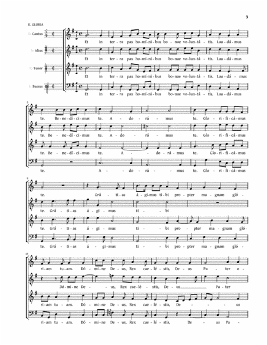 Missa super «Dixit Dominus mulieri Chananeae» (Amon) TB scores gallery preview page 3