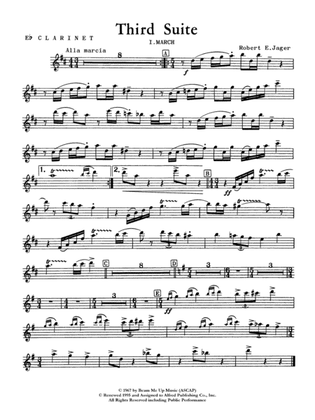 Third Suite (I. March, II. Waltz, III. Rondo): E-flat Soprano Clarinet