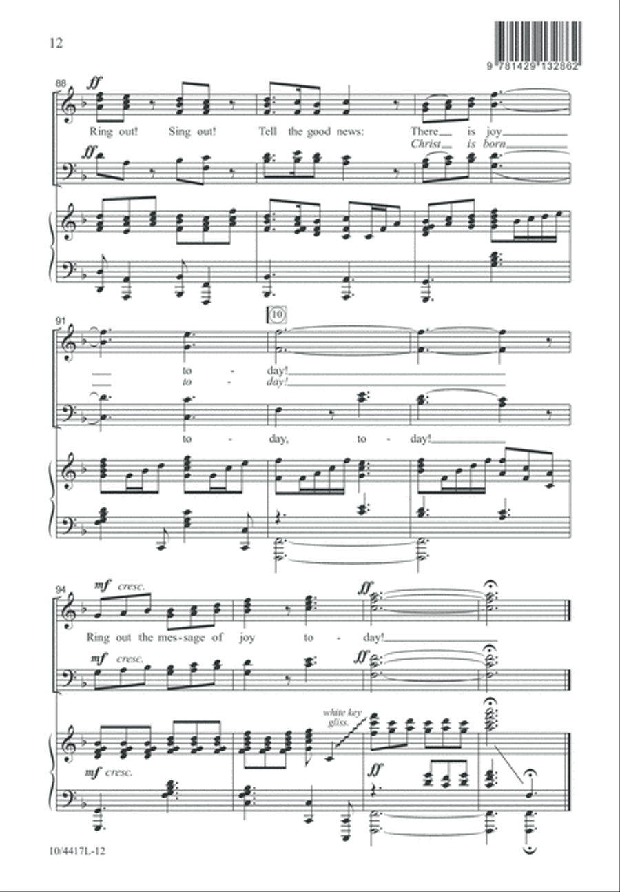 Ring Out the Bells Ring Out the Bells 4-Part scores gallery preview page 12