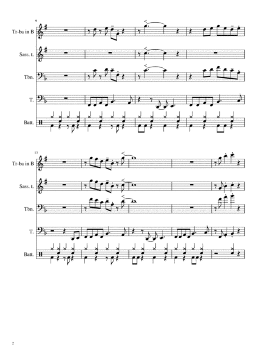 Terapetka Terapetka Brass Ensemble scores gallery preview page 2