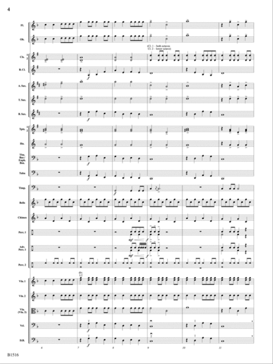 Fanfare and Fireworks: Score Concert Band scores gallery preview page 4