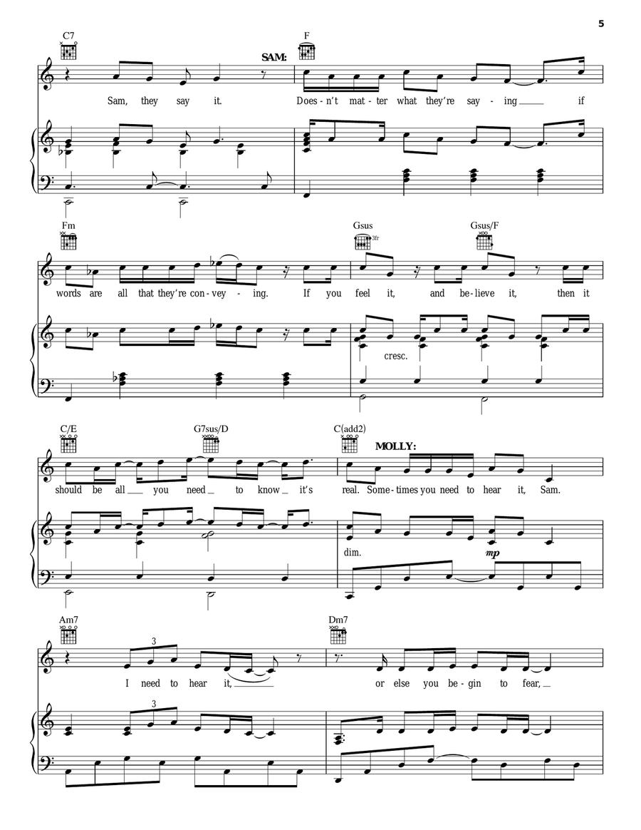 Three Little Words Three Little Words Guitar scores gallery preview page 5