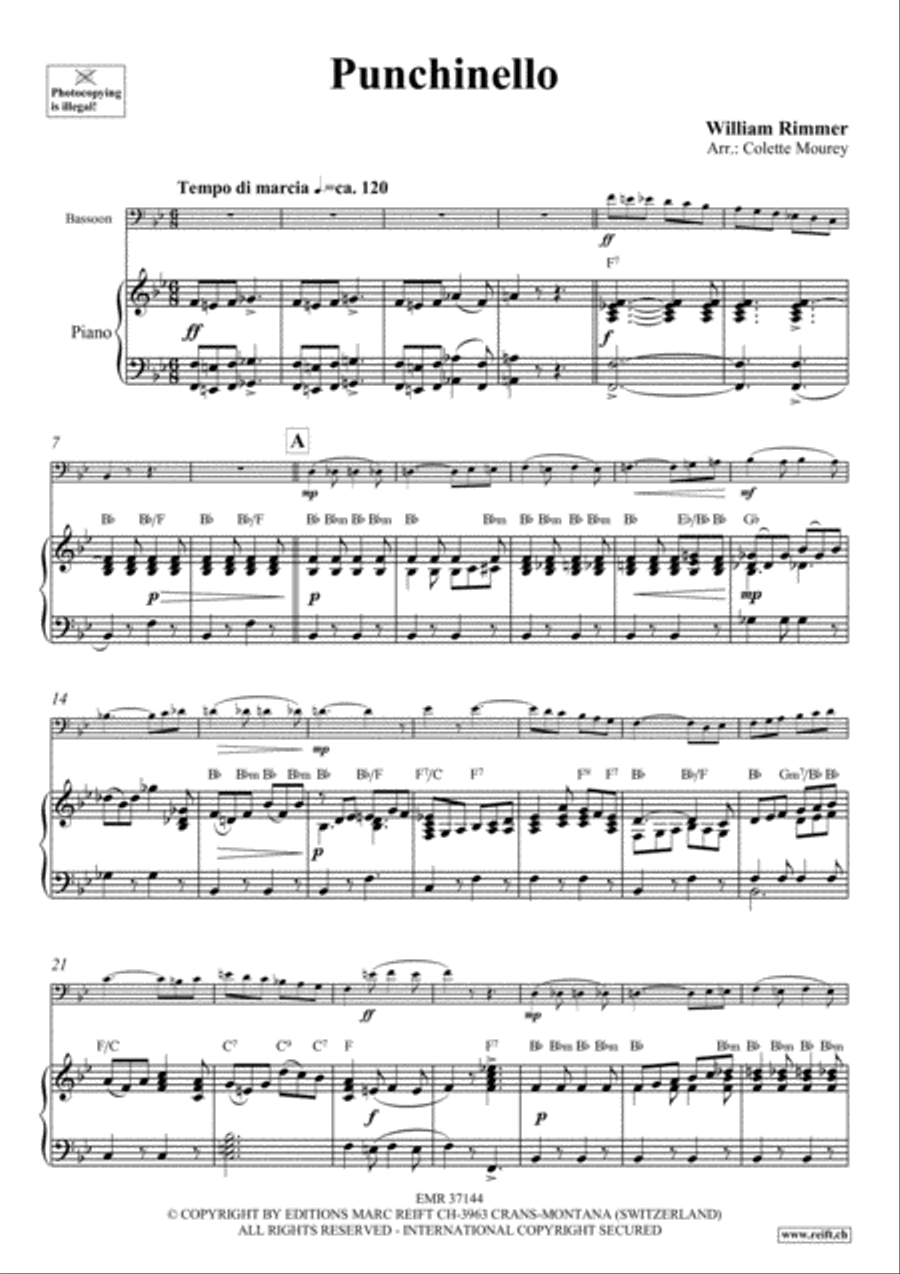 Punchinello Bassoon Solo scores gallery preview page 4
