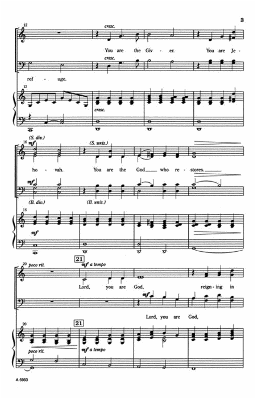 Canticle of Hope 4-Part scores gallery preview page 3