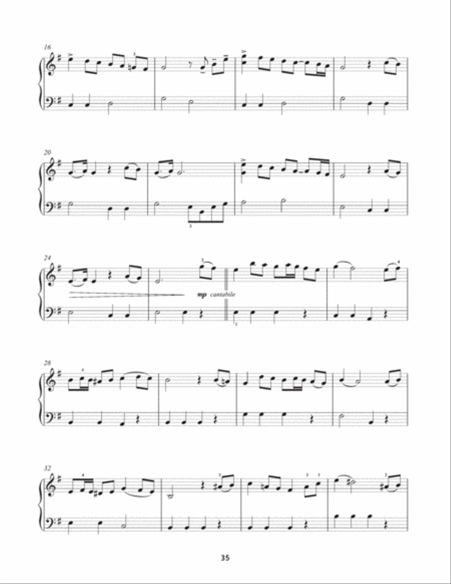 Pas de deux Easy Piano scores gallery preview page 2