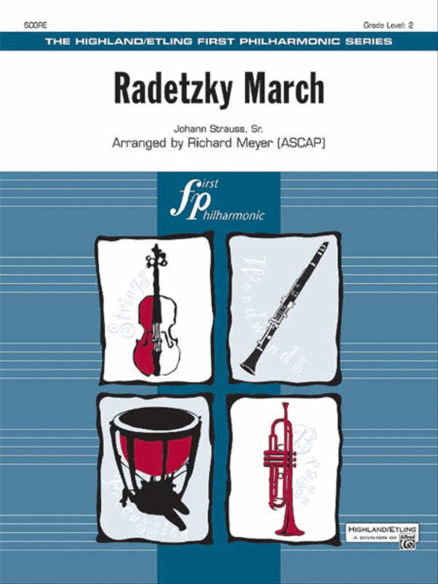 Radetzky March Full Orchestra scores gallery preview page 1
