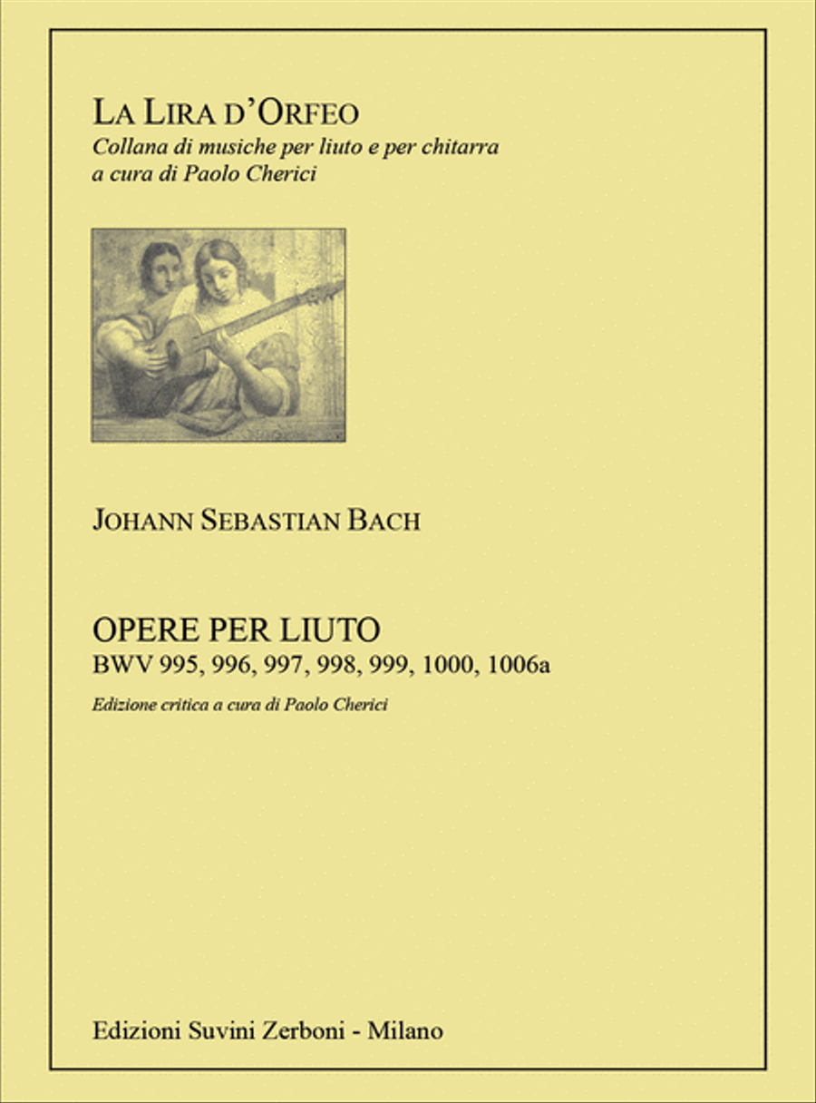Opere Complete Per Liuto Classical Guitar scores gallery preview page 1
