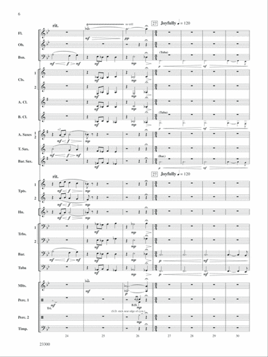 Of Times Medieval: Score Concert Band scores gallery preview page 6