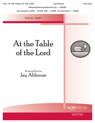 Book cover for At the Table of the Lord