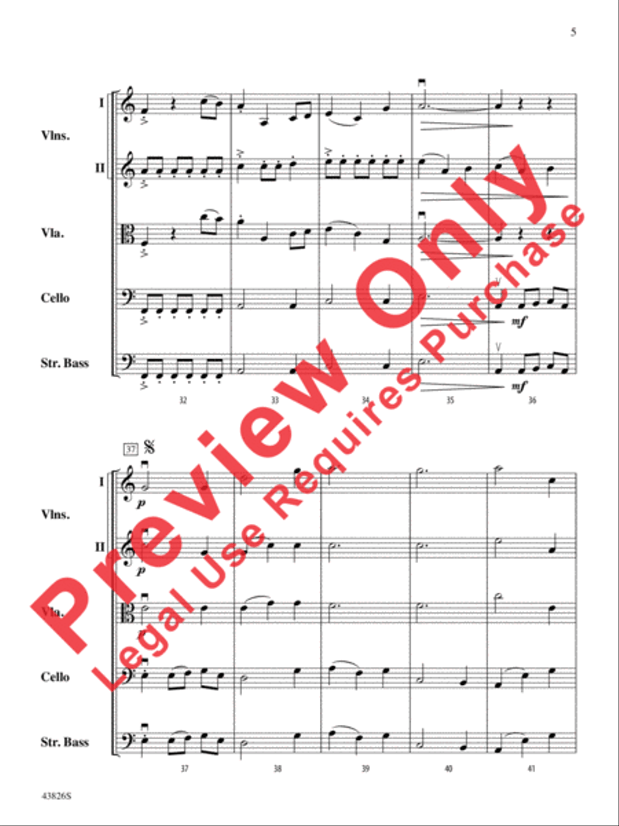 Iroquois Journey String Orchestra scores gallery preview page 6