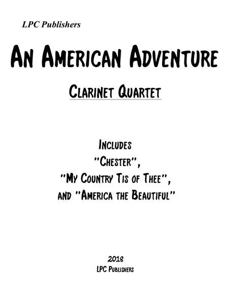 An American Adventure for Clarinet Quartet image number null