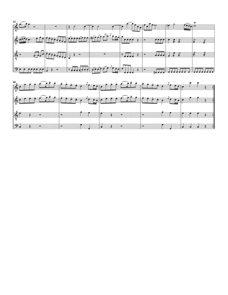 Divertimento, K.137 (arrangement for 4 recorders)